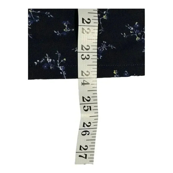 Ann Taylor Size Petite Small Floral Cowl Neck Top - Picture 6 of 7